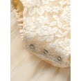 thumbnail image 6 of GXFC Infant Baby Girls Casual Romper Dress Newborn Girls Patchwork Fly Sleeve Floral Print Lace Tutu Dress Girls Summer Princess Dress 0-24M, 6 of 8