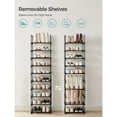 thumbnail image 6 of 10 Tier Metal Shoe Rack - Holds 20 Pairs of Shoes, Easy to Assemble, Black - Ideal for Entryway Shoe Storage, 6 of 9