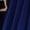 Royal Blue, variant on Girls Medieval Princess Outfits Patchwork Round Neck Dress Ruffled Webbing Trim Long Dress Purple 12