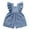 Blue, variant on Weryoung Baby Girls Boys Playsuits Ruffled Fly Sleeve Summer Romper Leisure Onesie,Beige,18-24 Months