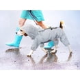 thumbnail image 2 of Chubasquero para perros con capucha Chubasquero para perros, Chubasquero liviano para mascotas, Poncho para lluvia para perros con orificio de arnés de cinta reflectante para cachorros pequeños y med JAMW Sencillez, 2 of 5