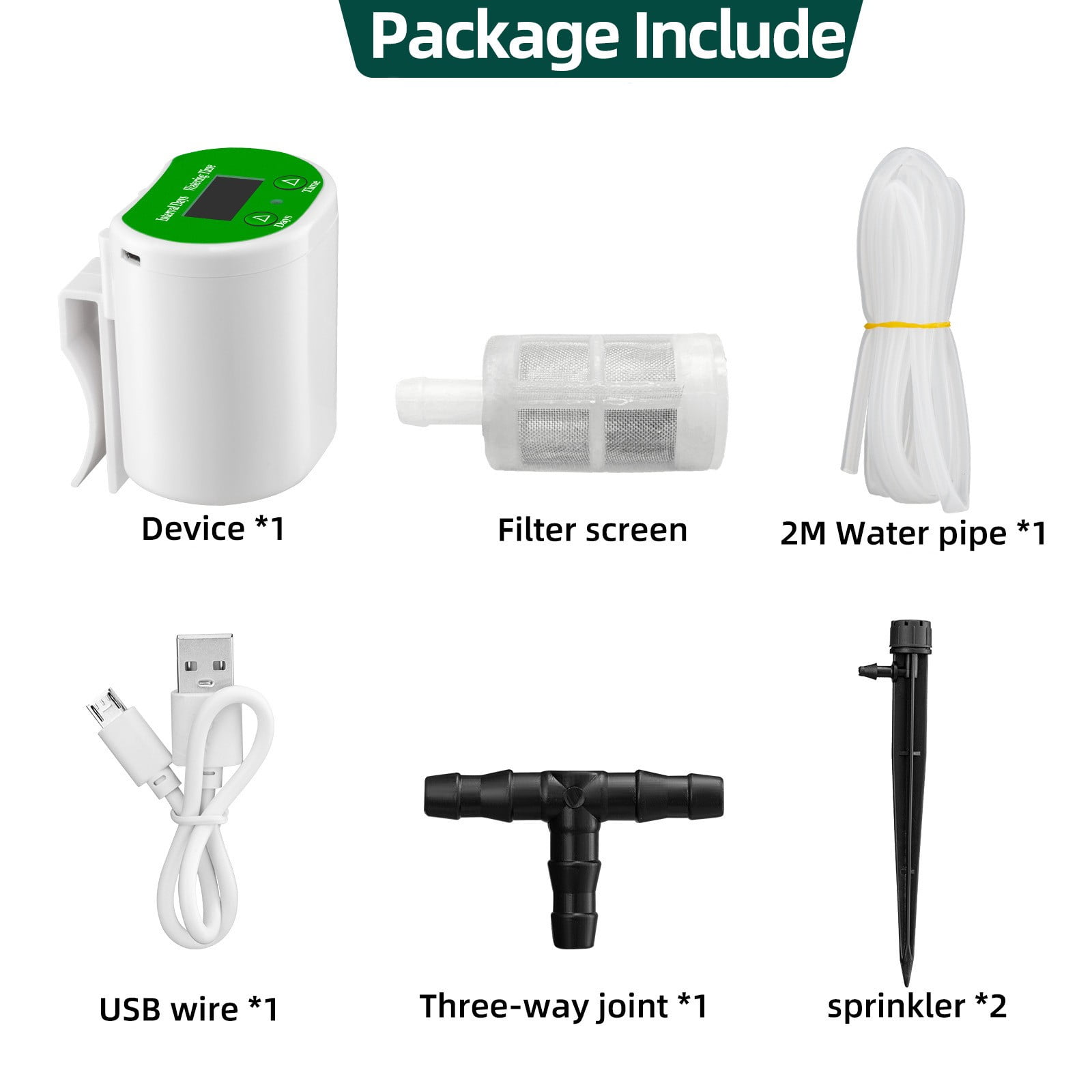 Automatic Watering System for Potted Plants - Digital Water Timer Upgraded DIY Automatic Drip Irrigation Kit for House, Garden, Balcony and Office