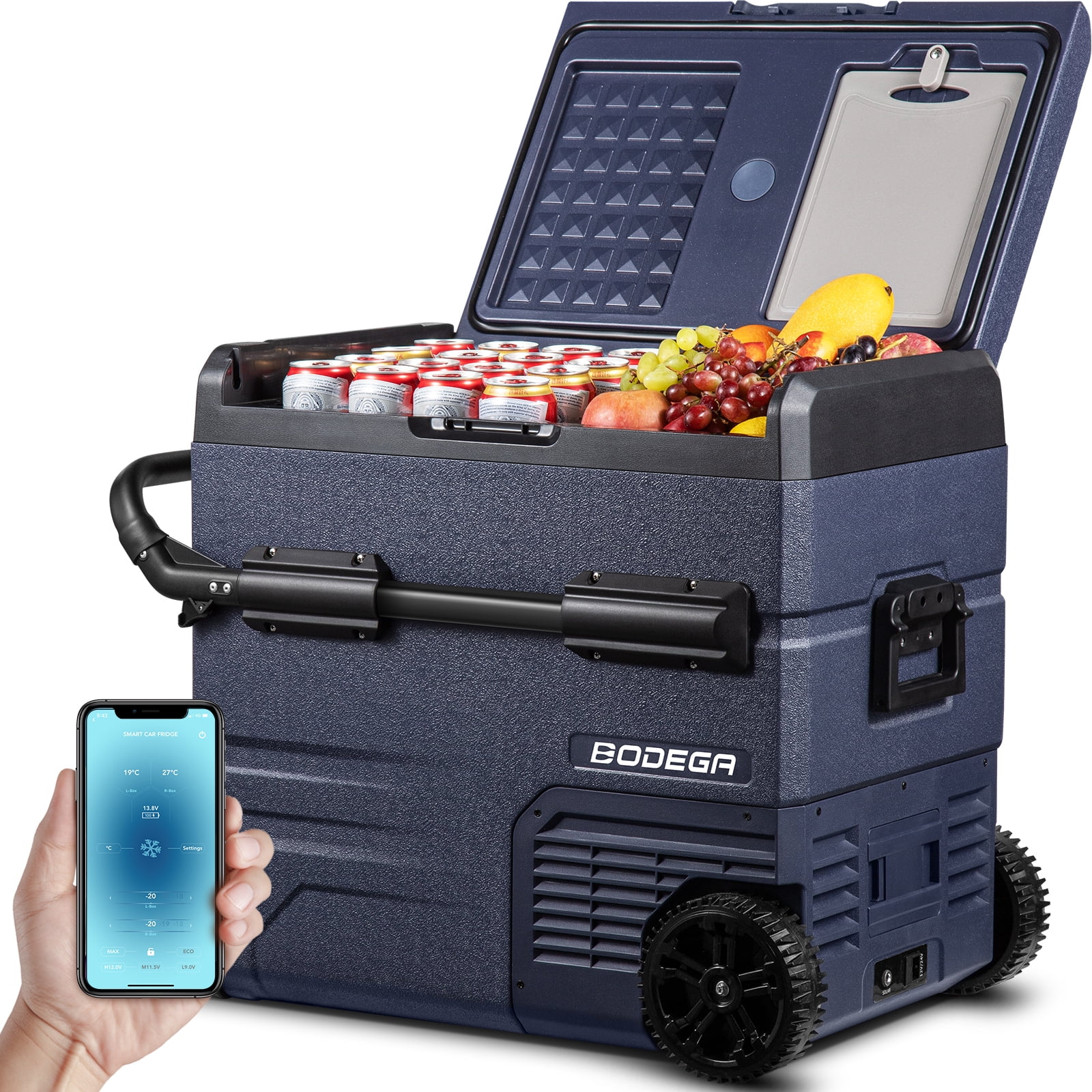 Bodega 12 Volt Car Refrigerator Portable Freezer 59 Quart 55l For