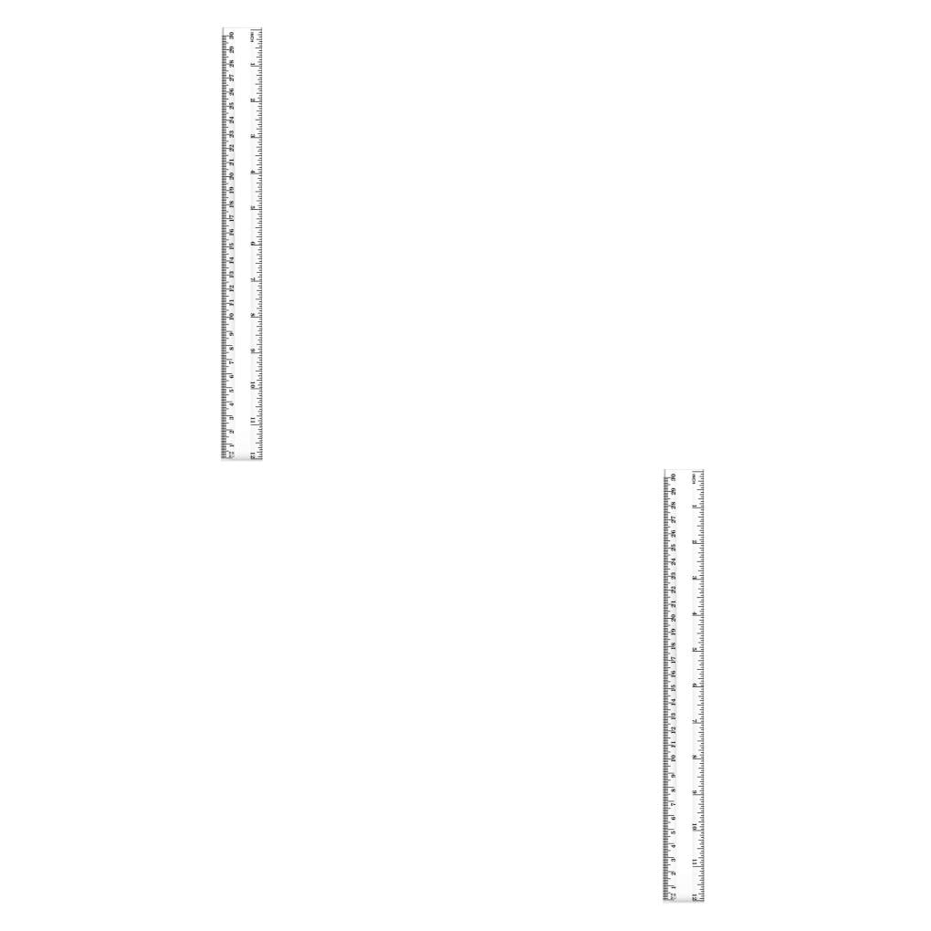 Seitruly Plastic Ruler Transparent Learning Prop Measuring Stationery ...