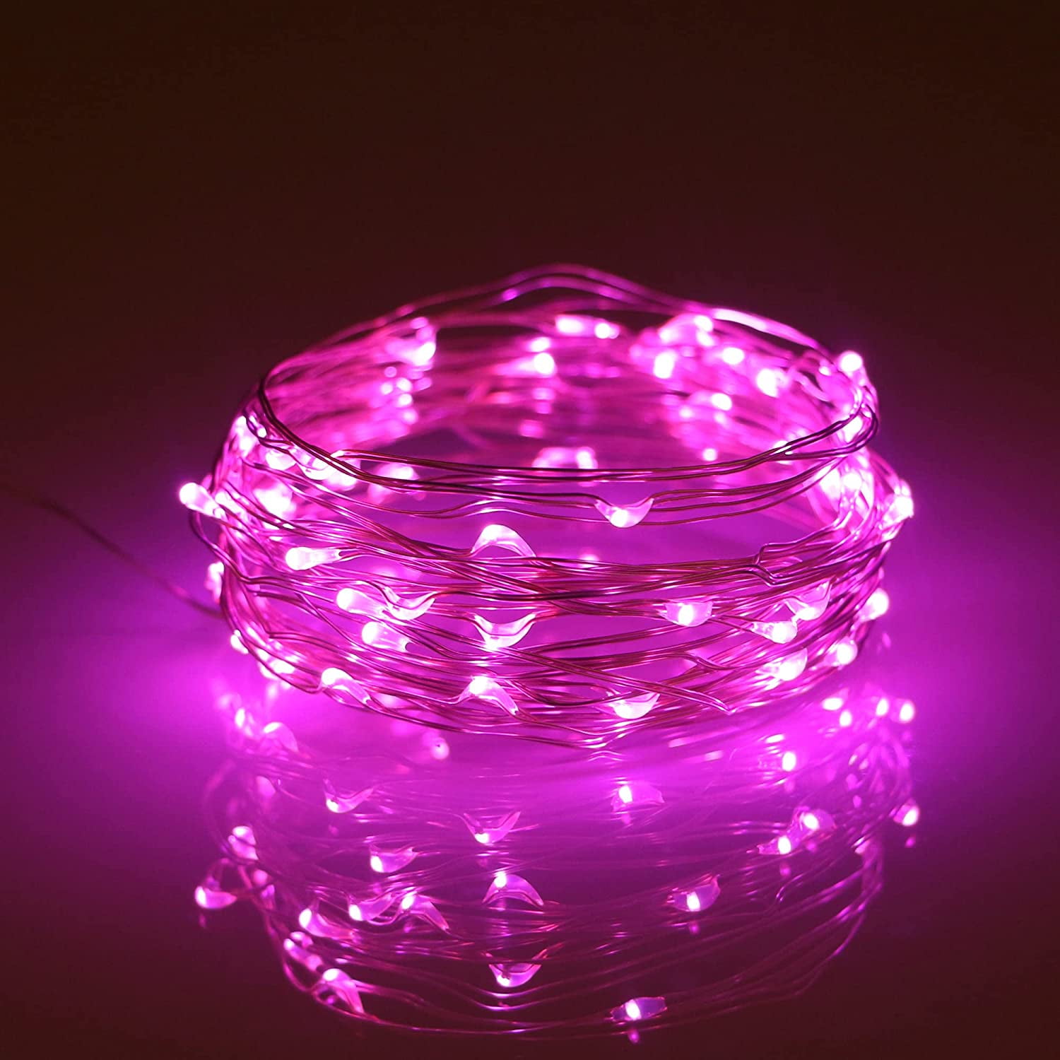Metaku Fairy Lights Battery Operated 16.4Ft/5M 50 LED String Lights