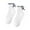 White, variant on HNMKIU Women's Bow Crew Socks Soft Breathable Dress Socks for Girls and Ladies Khaki,One Size