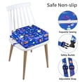 thumbnail image 3 of Asiento elevador para niños pequeños SMZCTYI con correas de seguridad antideslizantes, azules, 3 of 6