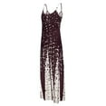 thumbnail image 4 of Robe de Soirée Élégante Grande Taille pour Femmes Mode Été Longue Robe avec Bretelles, 4 of 6