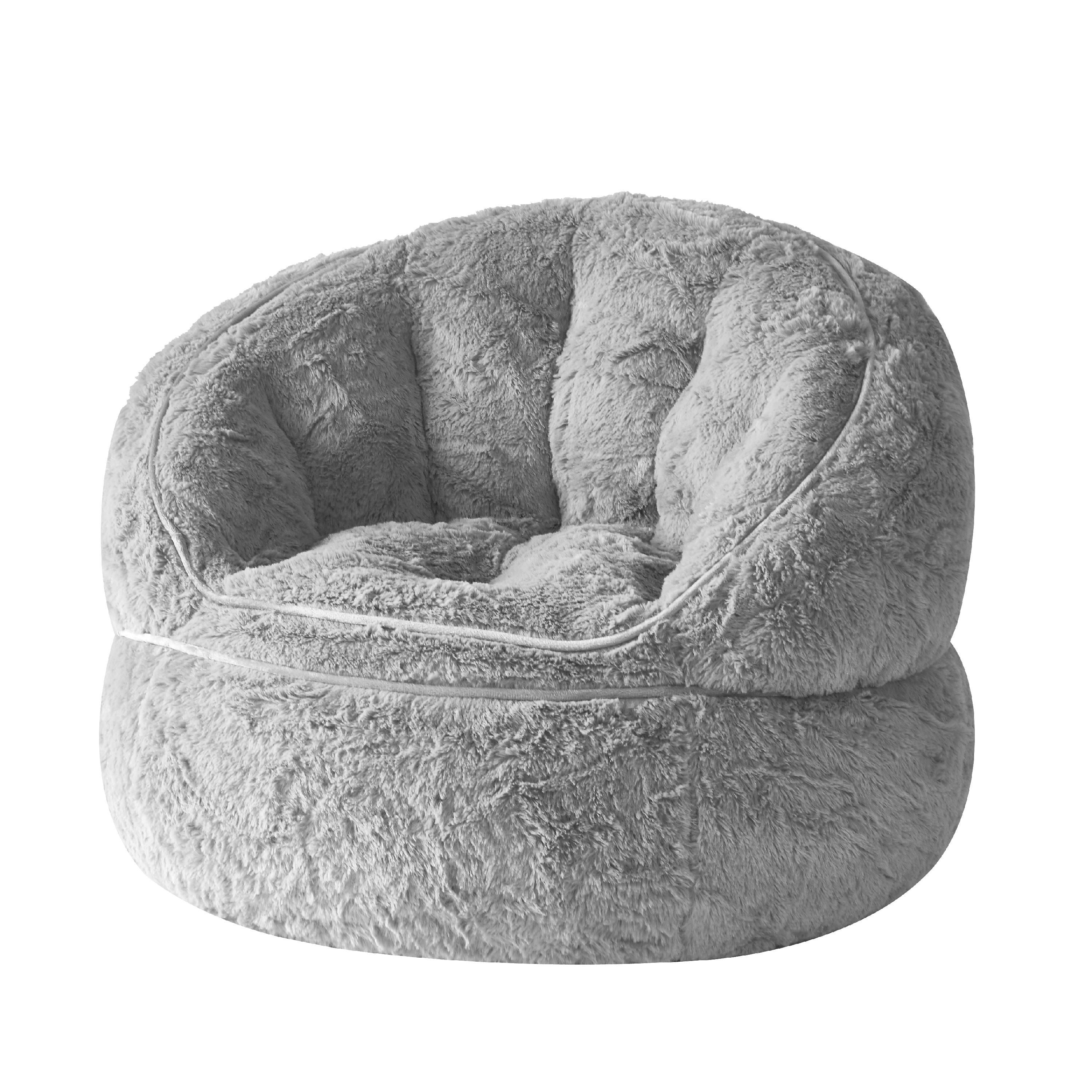 Urban shop faux fur kids size bean bag chair new arrivals