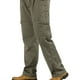 thumbnail image 5 of Pantalones largos para hombre, informales, lisos, con bolsillo, para exteriores, cintura elástica, con cordón, pantalones de trabajo para hombre, 5 of 6