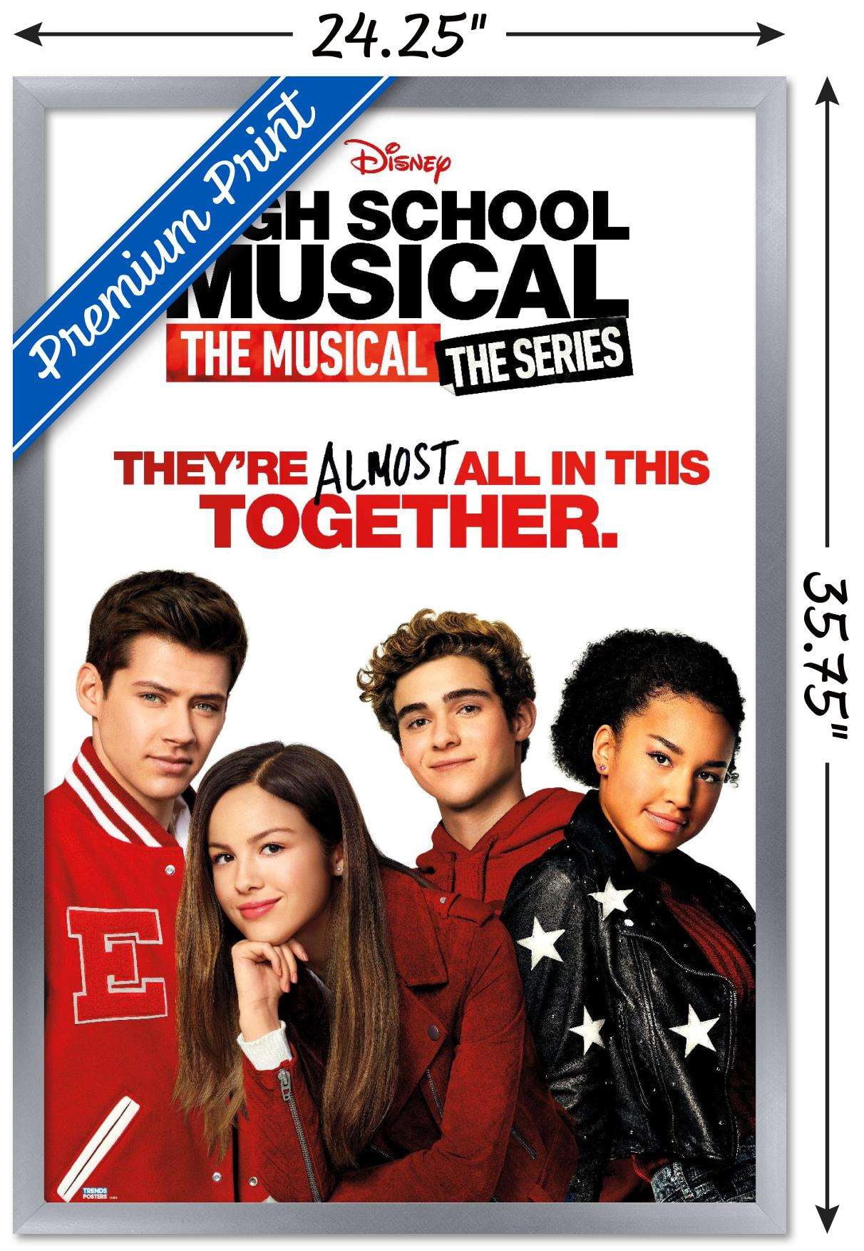 High School Musical: The Musical: The Series - Key Art Wall Poster, 22.375" x 34", Framed