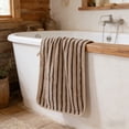 thumbnail image 7 of Hand Towels, Striped Towel Cover 13.7 X 29.5 In Household Absorbent Thick Soft Towel, 7 of 7
