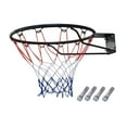 thumbnail image 3 of S SERENABLE Basketball Rim Hanging Basketball Hoop Steel Frame Universal Basketball Goal Black, 3 of 9