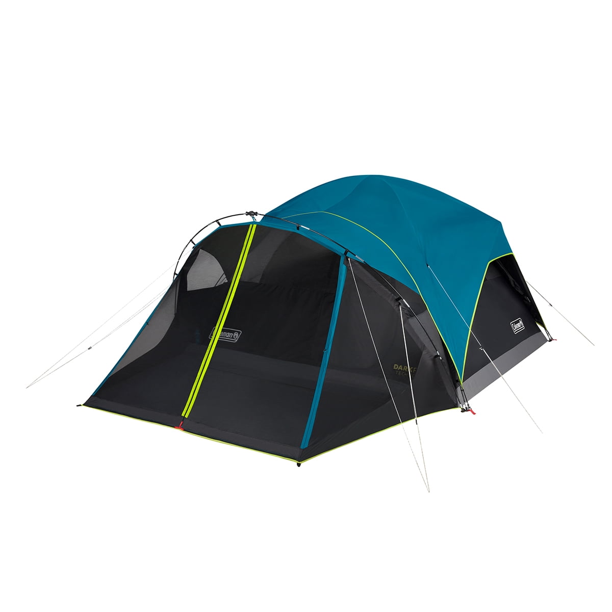COLEMAN 6-Person Dome Camping Tent with Screened Porch and WeatherTec Systems 