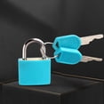 thumbnail image 4 of Cerradura de equipaje con cerradura de gabinete, 6 uds., con 2 llaves, aleación de Zinc, para el hogar, escuela, gimnasio, oficina, 4 of 5