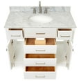 thumbnail image 6 of Ariel H043SCW2OVOGRY Bristol 43" Free Standing Single Oval Basin Vanity Set - Grey, 6 of 7