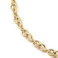 thumbnail image 2 of 10pc Ion Plating(IP) 304 Stainless Steel Cable Chain Bracelets for Men Women Real 14K Gold Plated 6-1/2 inch(16.5cm), 2 of 3