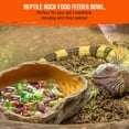 thumbnail image 2 of Freshinsects Reptile Water and Food Bowl, Terrarium Decor (Large, Yellow), 2 of 6