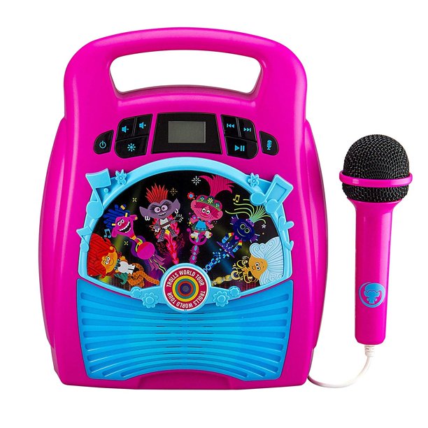 Trolls World Tour Bluetooth Mp3 Sing Along Karaoke Machine With Microphone Light Show Walmart Com Walmart Com Trolls World Tour Bluetooth Mp3 Sing Along Karaoke Machine With Microphone Light Show Walmart Com Walmart Com