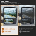 thumbnail image 6 of Spec-D Tuning Black Power Heated Towing Mirrors w/ LED Turn Signals, Compatible with 2008-2016 Ford F-250, F-350, F-450, F-550 SuperDuty, Left + Right Pair Assembly, 6 of 7