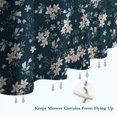 thumbnail image 6 of Pioneer Flower Floral Print Pattern Shower Curtain 72"x84" ,Bathroom Decorative Shower Curtains Set with 12 Hooks,Modern Waterproof Washable Shower Curtain, 6 of 6