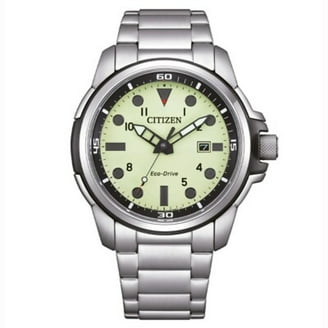 Citizen Eco-Drive PCAT World Time Chronograph, Green Dial, Men's