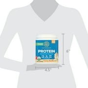 Sunwarrior Organic Vanilla Protein Powder | Superfood, Vegan Plant-based Protein Powder, Vanilla, 13.75oz