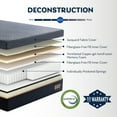 thumbnail image 2 of EGOHOME Black 12 inch Hybrid Mattress, Queen Size Memory Foam Mattress, Pocket Spring, 2 of 10
