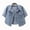 Light Blue, variant on jjayotai Womens Denim Jacket, Short Sleeve Versatile Thin Shawl Top