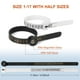 thumbnail image 3 of Kit medidor de anillos RYOEIKT de acero inoxidable talla US 0-13 con medias tallas, 3 of 8
