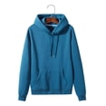 thumbnail image 2 of Sudaderas con capucha casuales de moda para hombres, suéter sólido con cordón, abrigo deportivo con capucha Pompotops oipoqjl15043, 2 of 4