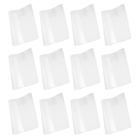 LOLIPPYY Waterproof Clear PVC Notebook Cover 12Pcs Slip-Resistant for Home Use