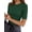 Deep Green, variant on Half Sleeve T Shirts for Women Summer Trendy Crewneck Tops Spring Casual Slim Fitted Basic Tees