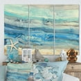 thumbnail image 2 of Designart - Ocean Mineral Waves - Beach Canvas Art, 2 of 2