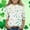 Multicolor, variant on VOONCAS Girls Shirts Print St. Patricks Day 3/4 Sleeve Crew Neck Casual Multicolor Shirts for Girls Size 3-4T