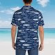 thumbnail image 4 of Balery Ornamental Fish Camisas hawaianas de manga corta para hombre, camisas playeras de corte holgado, camisas de vacaciones con botones,X-Large, 4 of 7