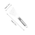 Eudgs Stainless Steel Fish Spatula Non Slip For Turning Frying And