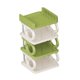 thumbnail image 2 of Zapatero organizador de 4 niveles | Zapatero estrecho y resistente de plástico para entrada, dormitorio y armario | Zapatero pequeño multifuncional y ventilado para hombres, mujeres y niños, 2 of 5