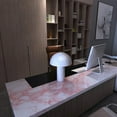 thumbnail image 5 of Glossy Pink Marble Contact Paper for Countertop Granite Wallpaper Self-Adhesive Removable Kitchen Waterproof Oil Proof Sticker, 5 of 9