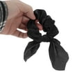 thumbnail image 5 of Unique Bargains 1 Pc Solid Rabbit Ears Scrunchies Black, 5 of 5