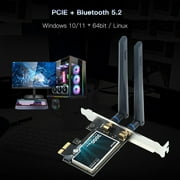 Fenvi PCE-AX200 Dual-Band Wireless PCIe Network Card, Wi-Fi 6, Bluetooth, AX3000 Speed