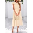 thumbnail image 3 of Vestido de verano CFLONGE para mujer, primavera, manga corta abullonada 2025, 3 of 7