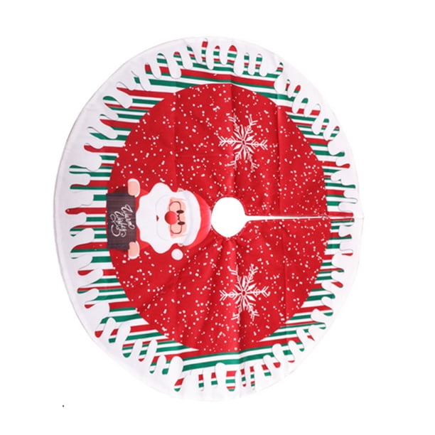 Advancent de árbol de Navidad para sala de estar, dormitorio, árbol de Navidad, alfombra redonda, tela no tejida, 80cm de diámetro, 2020 Kits de decoración para fiestas Los ancianos Advancent HA002355-01