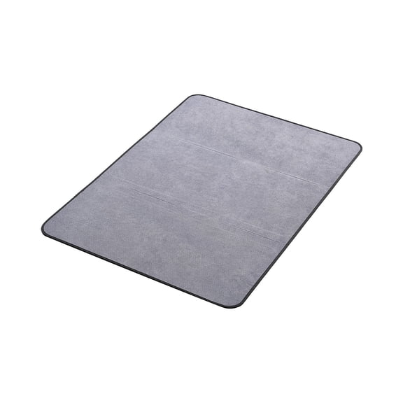 Non-Slip Office Chair Mat 36x48 Inch, Hardwood Floor Protector for Rolling Chairs, Easy Clean Desk Mat for Home Office, Grey