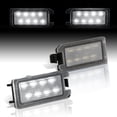 thumbnail image 2 of AJP Distributors White SMD LED License Plate Lights Lamps Pair Compatible/Replacement For Maserati Levante Fiat 500 Dodge Viper Compass Grand Cherokee 2013 2014 2015 2016 2017 2018 2019 2020 2021 2022, 2 of 8