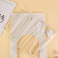 thumbnail image 1 of GSXRB PVC Jewelry Pouches Clear Zipper Bags Anti Oxidizing Earrings Storage Bags for Storage Jewelry Packing Bags (2.36 * 9IN), 1 of 6