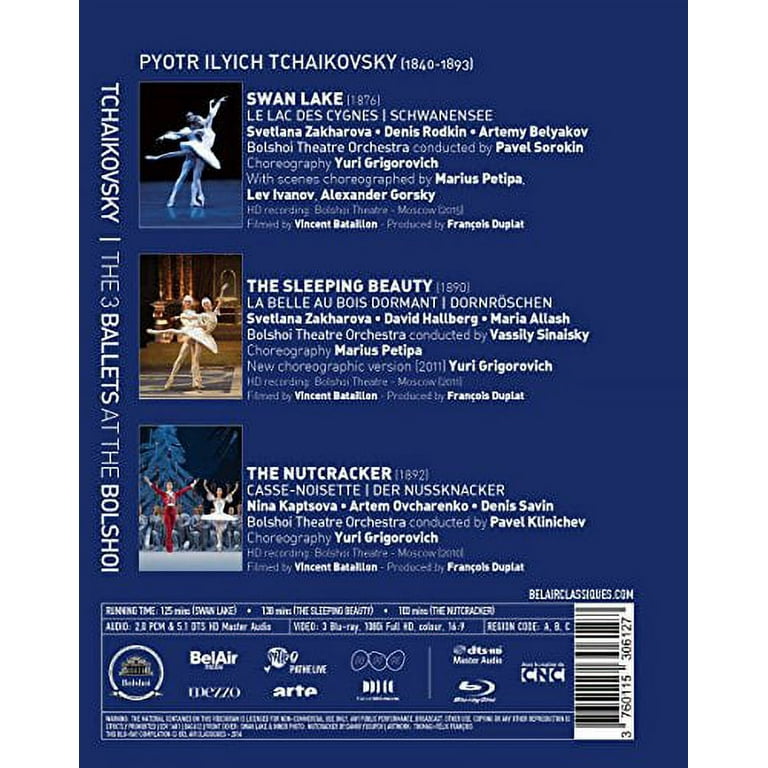 Tchaikovsky: The 3 Ballets at the Bolshoi (Blu-ray), Bel Air
