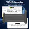 thumbnail image 3 of Cable vertical PCI-E 4.0 JEYI de alta velocidad flexible de 20 cm para GPU, 3 of 7