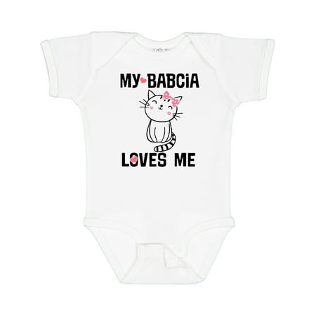 

Inktastic My Bapcia Loves Me Girls Gift Gift Baby Girl Bodysuit