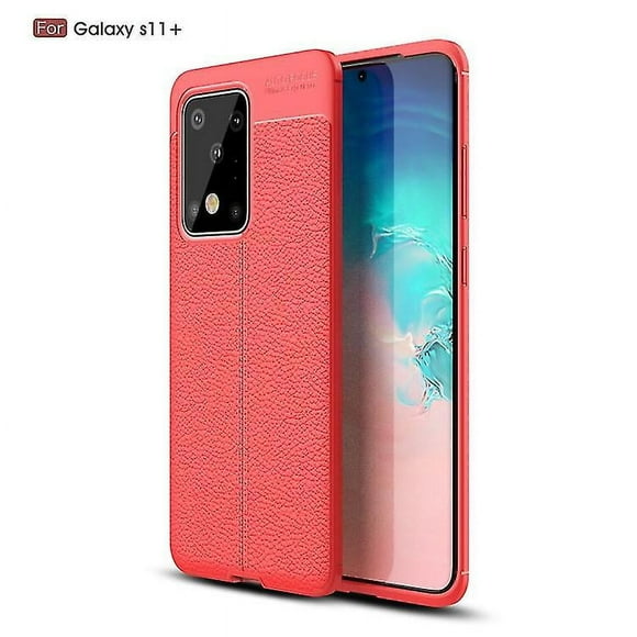 Funda de TPU a prueba de golpes con textura de lichi para Galaxy S20 Ultra